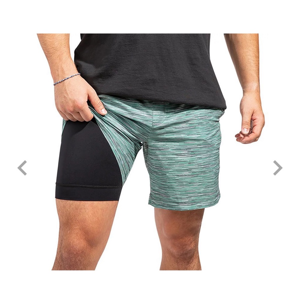 NWT Chubbies Men's 7" Lined Shorts in Green